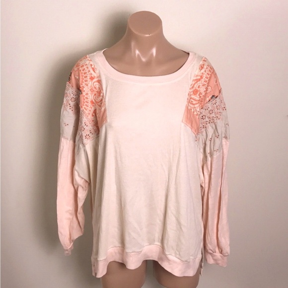 We The Free People Feelin It Paisley Eyelet Top - Picture 2 of 10